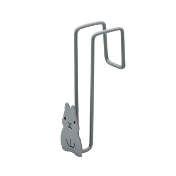Shoreew Multi-functional Over-The-Door Hook Heavy Duty Metal Rabbit Hanging Hook Kitchen Bathroom Towel Clothes Umbrella Bag Door Back Hanger