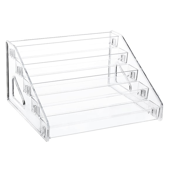Shoreew Nail Polish Organizer Acrylic Display Rack Transparent Design Multipurpose Sunglasses Organizer Essential Oils Holder