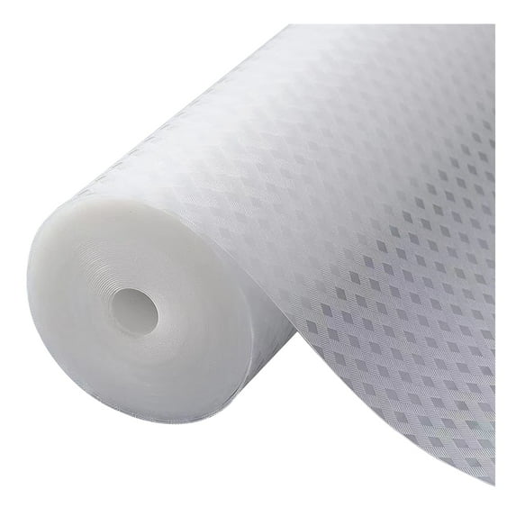 Shoreew Non-Adhesive Shelf Liner Kitchen Cabinets Protector Food Safe Easy to Cut Clean Non-slip Waterproof Drawer Liner Protects Surfaces Cupboard Liner