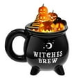 thumbnail image 1 of Shoreew Personalized Witch Cauldron Mug Halloween Coffee Cup Unique Witch Tea Cup Wiccan Gifts for Women Friends, 1 of 6