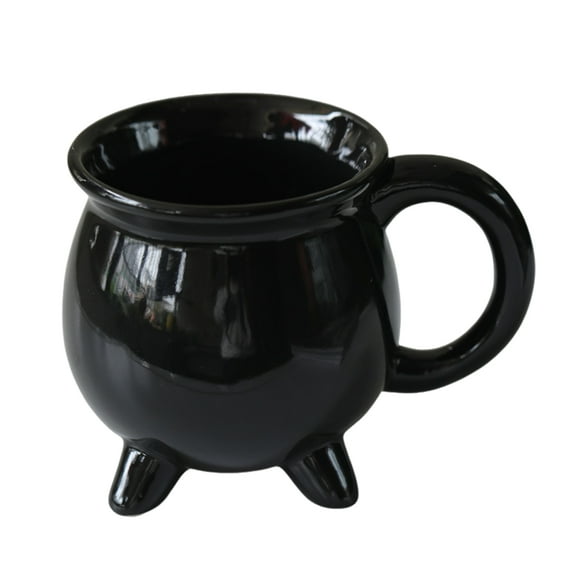 Shoreew Personalized Witch Cauldron Mug Halloween Coffee Cup Unique Witch Tea Cup Wiccan Gifts for Women Friends