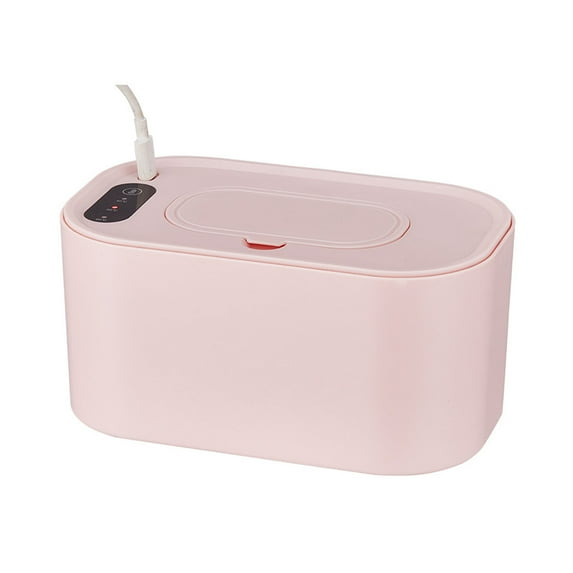 Shoreew Portable Baby Wipe Warmer Adjustable LED Display Large Capacity Home Travel Fast Heating Diaper Wet Wipe Holder Dispenser Heater