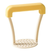 Shoreew Potato Masher with Ergonomic Handle Manual Potato Press Honeycomb Round Hole Mashed Potato Presser Multi-Functional Kitchen Tool for Bean Vegetable Fruits Avocado