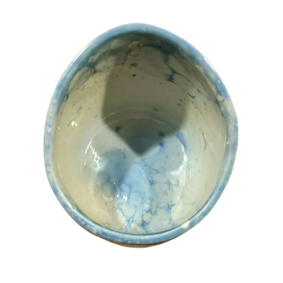 Shoreew Pottery Herb Stripper Bowl Handmade Herb Peeling Cup with Different Round Hole Sizes Efficient Leaf Removal Tools