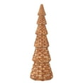 thumbnail image 1 of Shoreew Rattan Resin Christmas Tree Cone Natural Rattan Style Tabletop Christmas Tree Figurines for Winter Holiday Entryway Table Mantel Centerpiece, 1 of 7