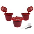 thumbnail image 1 of Shoreew Refillable Espresso Coffee Capsule Coffee Filters No Spills Reusable Espresso Pods with Spoon Brush Coffee Capsule Refill Tool, 1 of 7