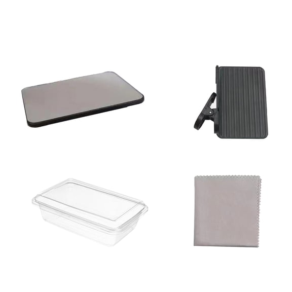 Shoreew Reflection Photo Mirror for Smartphones Universal Clip-on Glass Lens Adjustable Glass Vertical Clip on Selfie Mirror for Travel & Selfie Photography