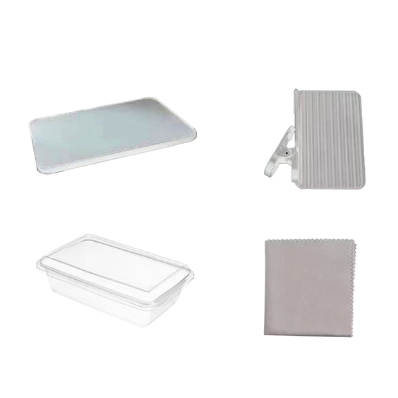 Shoreew Reflection Photo Mirror for Smartphones Universal Clip-on Glass Lens Adjustable Glass Vertical Clip on Selfie Mirror for Travel & Selfie Photography