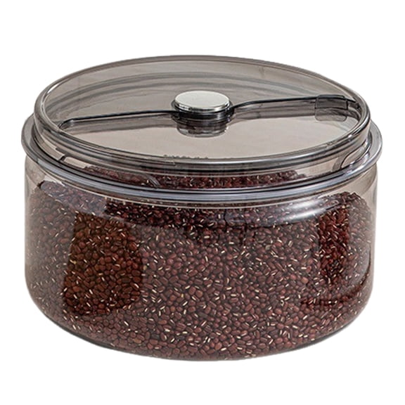 Shoreew Rice Bucket Transparent Visual Panel Large Capacity Sealing Moisture-Proof Food-Grade Plastic Storage Container