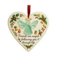 thumbnail image 1 of Shoreew Sea Glass Angel Ornament Friends Are Angels Sea Glass Art Christmas Ornament Friendship Heart Keepsake for Best Friends, 1 of 7