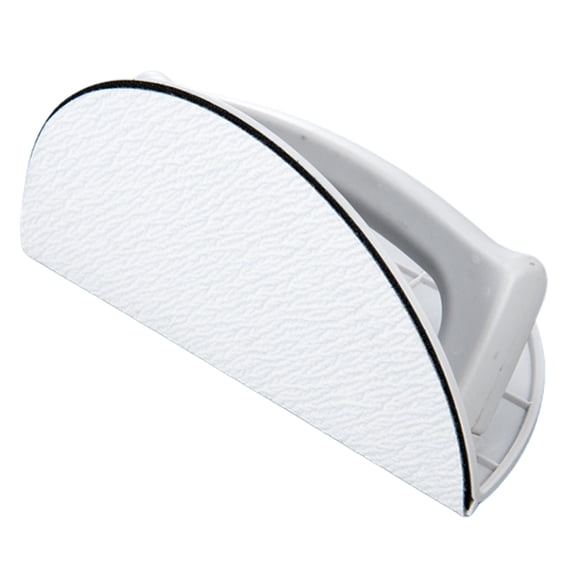 Shoreew Semi-Circular Angle Sanding Sandpaper Tool with Ergonomic Handle Multifunctional Drywall Corner Sander Polishing Grinding Tool with 10 Sandpapers