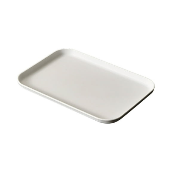 Shoreew Serving Tray Platter Rectangular Vegetable And Fruit Trays for Snack Dessert Cookie Cheese Plastic Platters Large BPA Free Food Trays Party Supplies