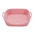 thumbnail image 1 of Shoreew Silicone Air Fryer Liners Square Baking Tray Reusable Air Fryer Basket Kitchen Cooking Gadget for Air Fryer, 1 of 7