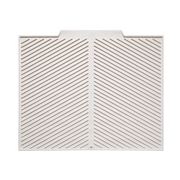 Shoreew Silicone Dish Drying Mat for Kitchen Counter Fast Drain Heat Resistant Pot Holder Silicone Mat Non-Slip Cutting Board Protector Pad