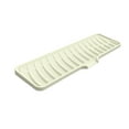thumbnail image 1 of Shoreew Silicone Drain Pad for Kitchen Countertop Sink Splash Guard with Lip Drip Catcher Faucet Handle Drip Tray for Space Saving Dish Drying Mat with Grille Pattern for Air Circulation, 1 of 5
