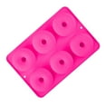 thumbnail image 1 of Shoreew Silicone Muffins Donut Mold 6 Cups Dessert Mold Non-Stick Baking Pan for Doughnut Making Pastry Chocolate Cake Dessert DIY Bakeware, 1 of 7