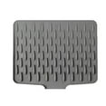 thumbnail image 1 of Shoreew Silicone Slope Drain Mat for Drip-Free Drying Space-Saving Dish Drainer Heat-Resistant Pot Rack Non-Slip Mat for Kitchen Countertop, 1 of 7