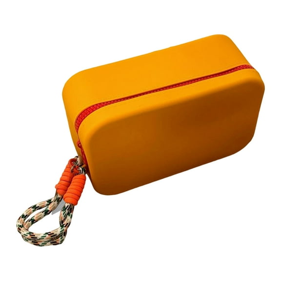 Shoreew Silicone Storage Bag Large Capacity Waterproof Zipper Closure Portable Makeup Pouch Cosmetic Organizer