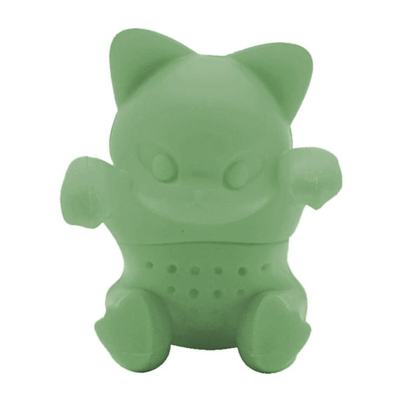 Shoreew Silicone Tea Infuser Cat Shaped Strainer Loose Leaf Tea Brewer Cute Cartoon Tea Filter for Home Office