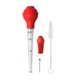 thumbnail image 1 of Shoreew Silicone Turkey Basters with Measurement Markings for Cooking Essential Thanksgiving Tool for Flavorful Meat Large Pump Head Cleaning Brush Home Kitchen Essential, 1 of 7