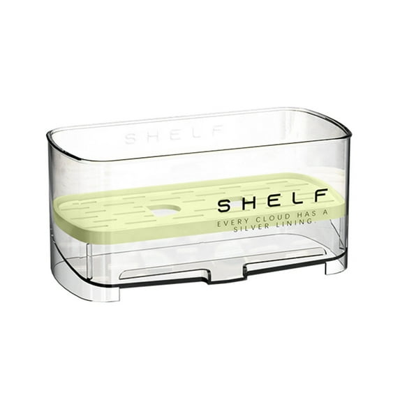 Shoreew Sink Caddy with Auto Drain Tray Kitchen Sink Sponge Holder Detachable Sink Organizer for Countertop Storage Sponges Soap Cleaning Supplies