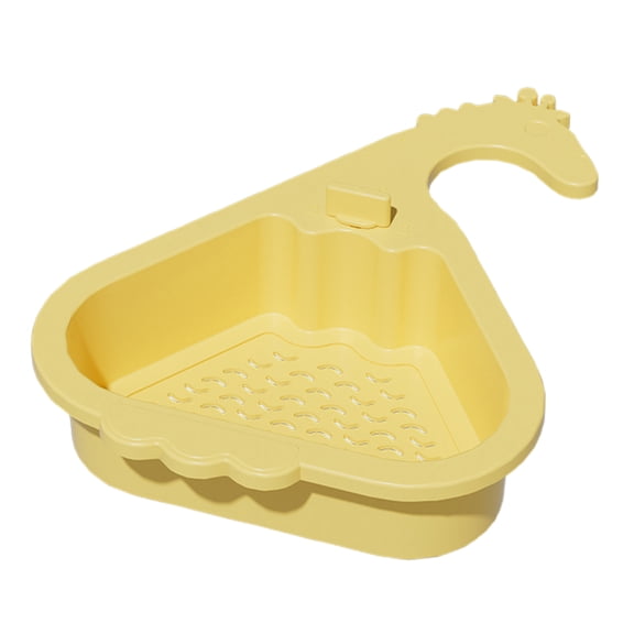 Shoreew Sink Drain Basket Strong Load-bearing Universal Simple Installation Kitchen Sink Triangle Storage Rack with Drain Hole