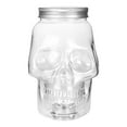 thumbnail image 1 of Shoreew Skull Canning Jar with Lid Food Grade BPA Free Large Capacity Leakproof Reusable Halloween Drinking Glasses Jar Beverage Holder, 1 of 7