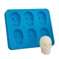 thumbnail image 1 of Shoreew Skull Ice Mold Butt Silicone Ice Cube Mold 6-Cell BPA-Free Ice Cube Maker Dishwasher Safe Ice Mold for Whiskey Cocktails Juice, 1 of 7