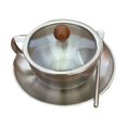 thumbnail image 1 of Shoreew Stainless Steel Coffee Cup And Saucer Set 300ml Double Wall Coffee Cup with Handles And Cover American Latte Cup Afternoon Tea Cup, 1 of 7