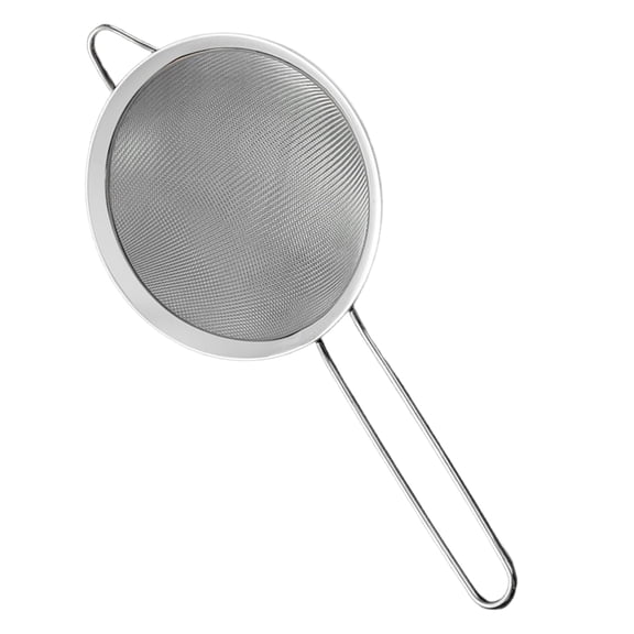 Shoreew Stainless Steel Fine Mesh Strainers with Handle for Kitchen Flour Sieve Food Strainer Sifters for Tea Soybean Milk Juice