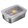 thumbnail image 1 of Shoreew Stainless Steel Food Box with Leak-Proof Lids Stackable Metal Snack Box Refrigerator Dishwasher Safe Bento Box, 1 of 7