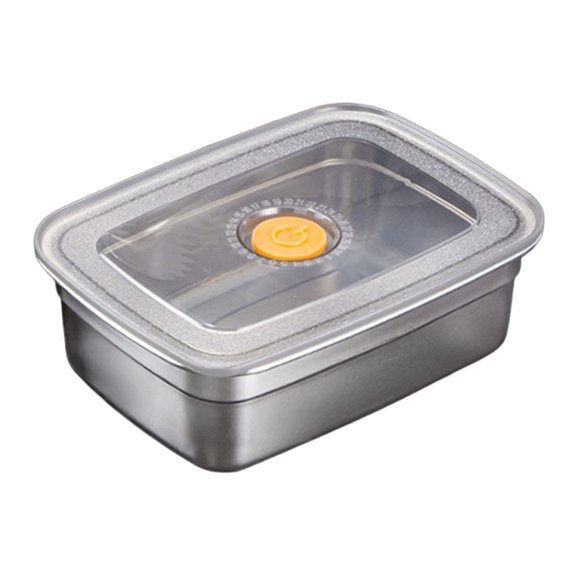 Shoreew Stainless Steel Food Box with Leak-Proof Lids Stackable Metal Snack Box Refrigerator Dishwasher Safe Bento Box