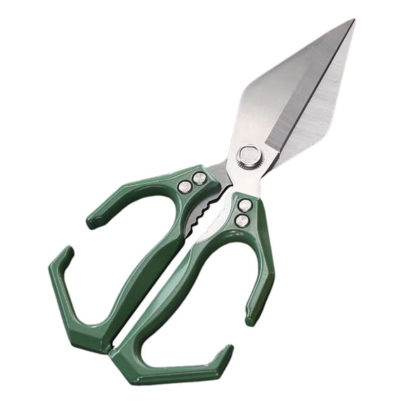Shoreew Stainless Steel Kitchen Shears Heavy Duty Kitchen Scissors for Meat Fish Poultry Commercial Kitchen Equipment