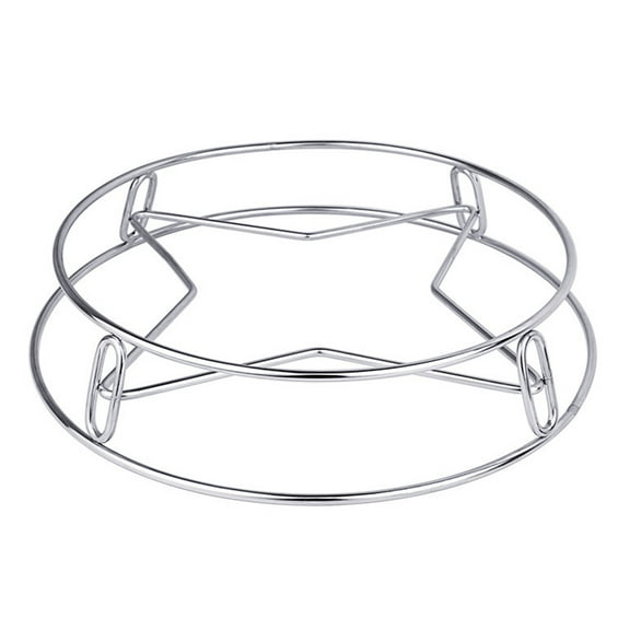 Shoreew Stainless Steel Pot Rack Kitchen Organizer Heat-Resistant Not Easily Deformed Cooking Pot Holder Dish Tray Stand