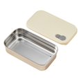 thumbnail image 1 of Shoreew Stainless Steel Snack Containers 2 Compartment Lunch Box Leak-Proof Bento Box with Lids Reusable Food Storage Containers for Travel Camping Outdoor, 1 of 7