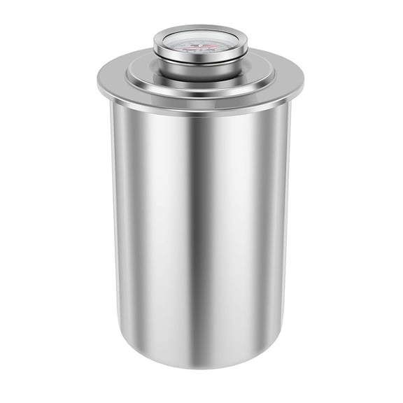 Shoreew Steamed Meat Bucket Stainless Steel Steamer Meat Pot with Thermometer Large Capacity Meat Cooker for Home