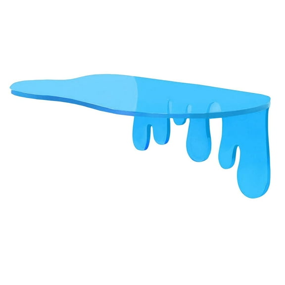 Shoreew Storage Rack Acrylic Small Wall Shelf Strong Load-bearing Vibrant Color Wall Mount Storage Organizer Display Rack