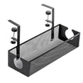 thumbnail image 1 of Shoreew Storage Rack Large Capacity Strong Load-bearing Simple Installation Clamp Mount Wire Management Under-Desk Cord Organizer, 1 of 7