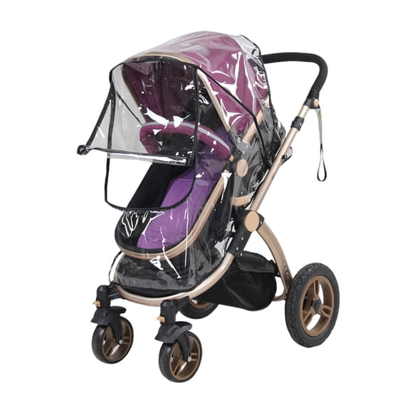 Shoreew Stroller Rain Cover Waterproof Windproof Breathable Dust Snow Rain Protection Stroller Travel Weather Shield Universal Stroller Accessories