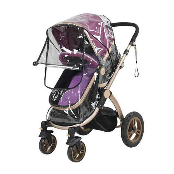 Shoreew Stroller Rain Cover Waterproof Windproof Breathable Dust Snow Rain Protection Stroller Travel Weather Shield Universal Stroller Accessories