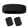 thumbnail image 1 of Shoreew Sweatband Set for Men & Women – Terry Cloth Sports Headband & Wristband Combo, Non-Slip Gym Accessories for Tennis, Yoga, Running & Workouts, 1 of 1