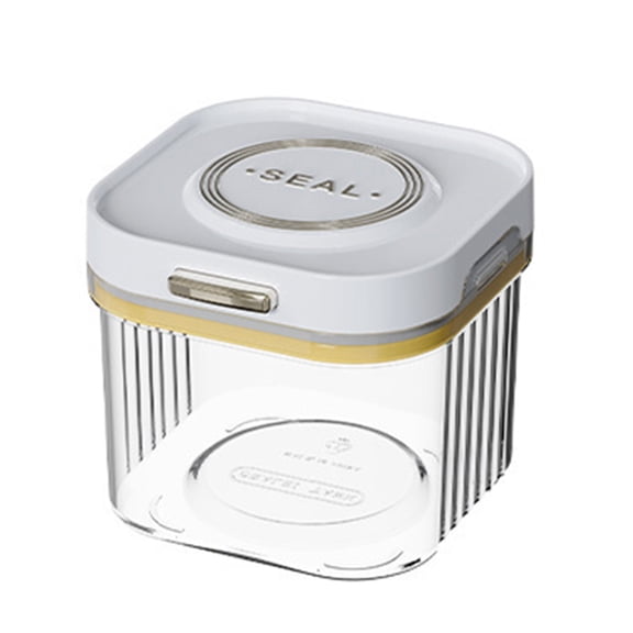 Shoreew Transparent Sealed Food Storage Jar Airtight Lock Leakproof Dustproof Moisture-proof Rice Cereal Milk Powder Container Snack Tea Storage Case