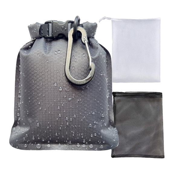 Shoreew Travel Soap Bag Waterproof Leakproof Bar Soap Pouch with Foaming Nets Portable Soap Container for Gym Camping Swimming Travel Vacation