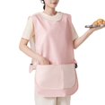 thumbnail image 1 of Shoreew Vest Apron for Women Summer Kitchen Smock Oil Resistant Apron with Pockets Multi-Purpose Waterproof Apron for Cooking BBQ Hosting, 1 of 7
