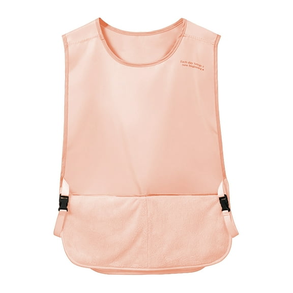 Shoreew Vest Style Apron for Women Kitchen Cooking Smock with Handy Wipe And Pockets Sleeveless Cooking Apron for Home Painting BBQ Hosting