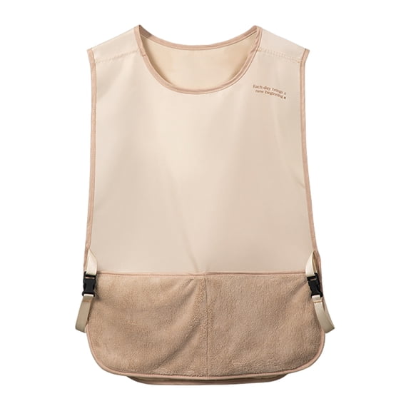 Shoreew Vest Style Apron for Women Kitchen Cooking Smock with Handy Wipe And Pockets Sleeveless Cooking Apron for Home Painting BBQ Hosting