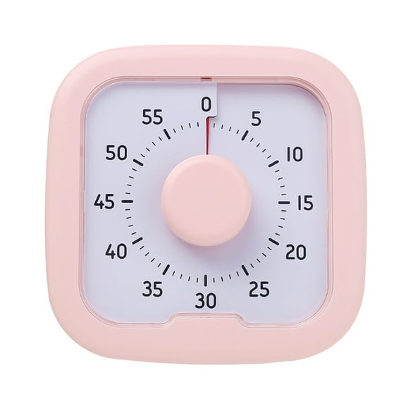 Shoreew Visual Countdown Timer for Kitchen Meetings Silent Magnetic Timer Easy-to-Read Display 60 Minute Classroom Learning Timer