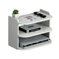 thumbnail image 1 of Shoreew Wall Hanging Shelf Router Power Strip Organizer Double-Layer Design Strong Load-bearing Easy Installation Floating Rack Wall Mount Holder, 1 of 7