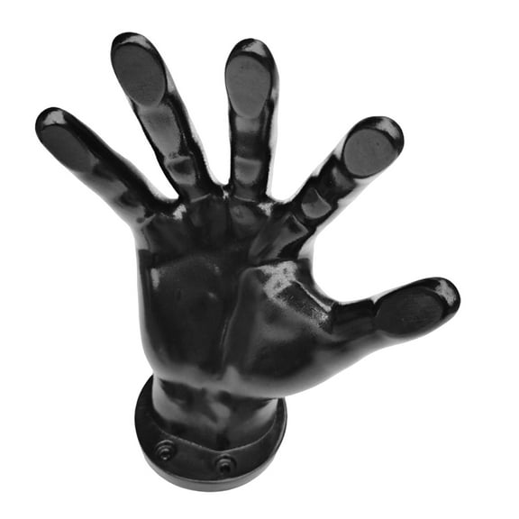 Shoreew Wall Mount Football Ball Holder Easy to Install Multipurpose Hand-Shaped Basketball Football Volleyball Display Rack