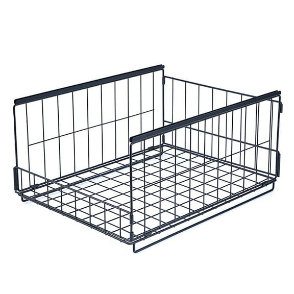 Shoreew Wardrobe Storage Rack Hollow Stackable Sliding Rail Closet Cupboard Organizer Drawer Storage Shelf Clothes Pants Sweater Storage Bin